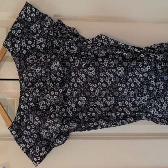 Max Studio London Ruffled High Low Dress Size L - Picture 5 of 7